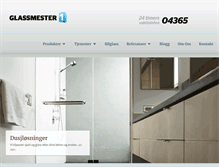 Tablet Screenshot of glass1.no